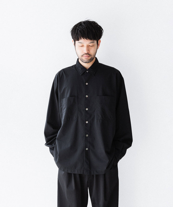 KANEMASA PHIL. カネマサフィルの36G NYLON BALISE SHIRTのBLACK DYE 公式通販サイトsession福岡セレクトショップ
