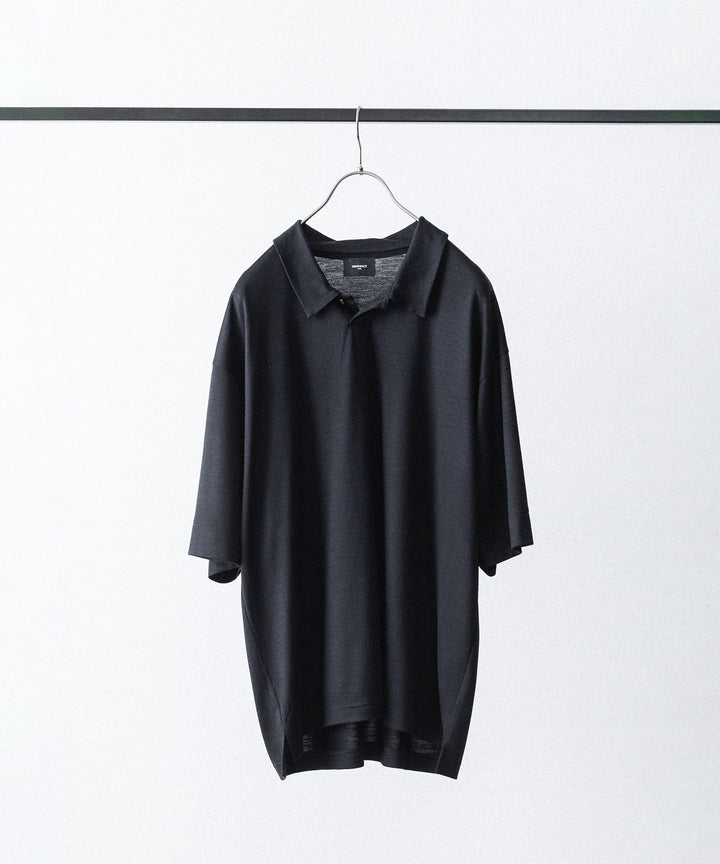 【 WWW 】S/S POLO-SHIRT - BLACK