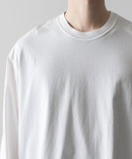 画像をギャラリービューアに読み込む, VEIN ヴェインのSUEDED CO JERSEY VESSEL L/S TEE - WHITEの公式通販サイトsession福岡セレクトショップ
