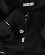 画像をギャラリービューアに読み込む, INTÉRIM インテリムのBLACK SURFAR GARMENT DYE BELTED FRENCH ARMY MIL BAGGY TROUSERのBLACK公式通販サイトsession福岡セレクトショップ
