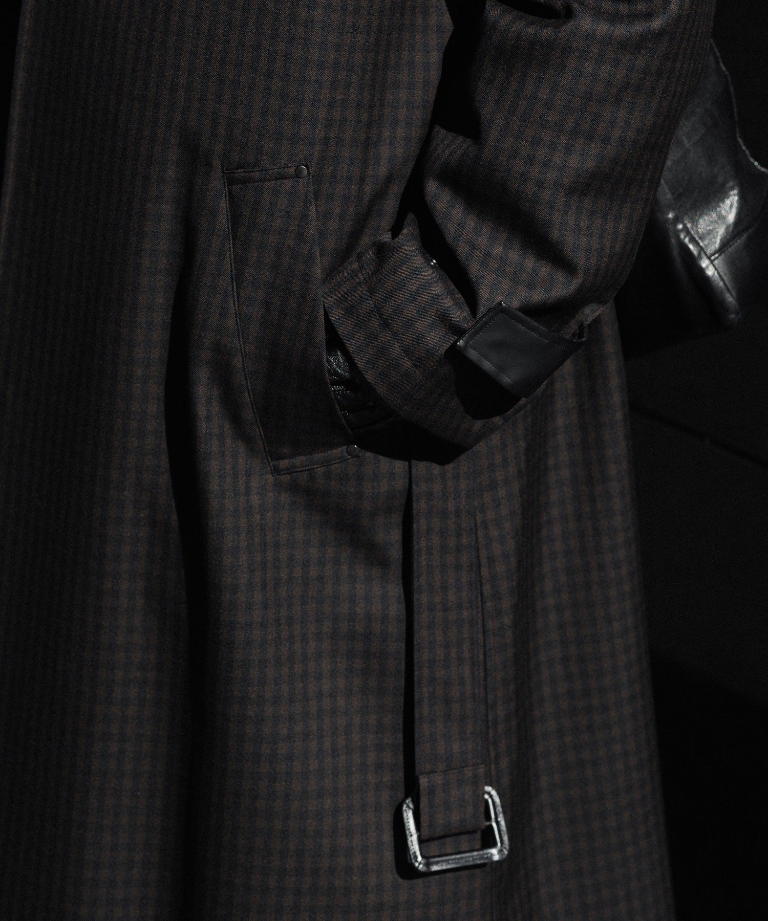 ssstein-シュタインのOVERSIZED BALMACAAN COATのGINGHAM公式通販サイトsession福岡セレクトショップ