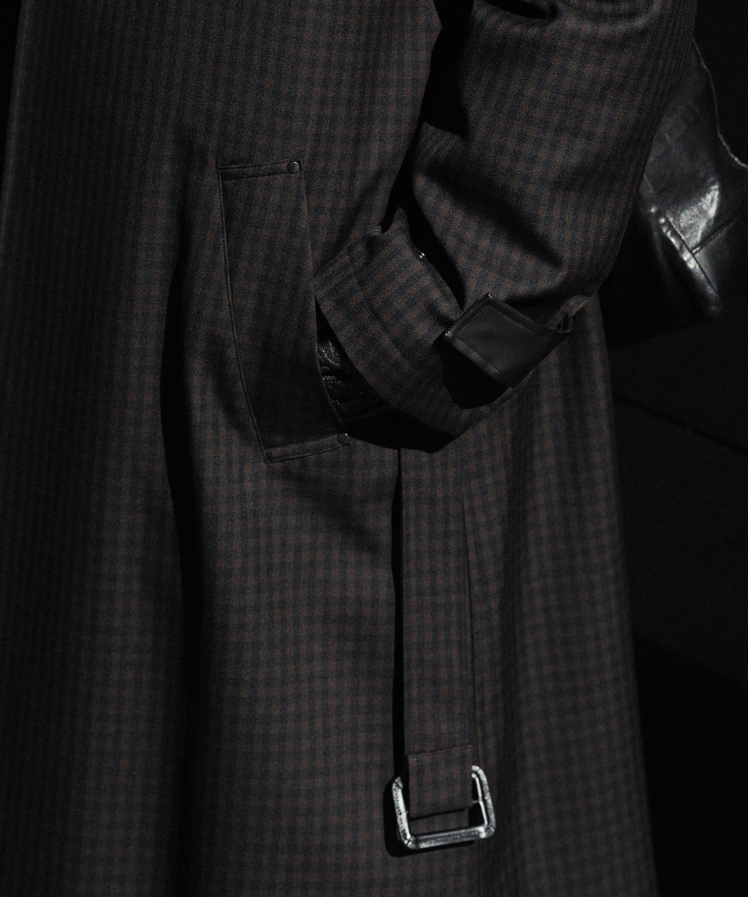 ssstein-シュタインのOVERSIZED BALMACAAN COATのGINGHAM公式通販サイトsession福岡セレクトショップ