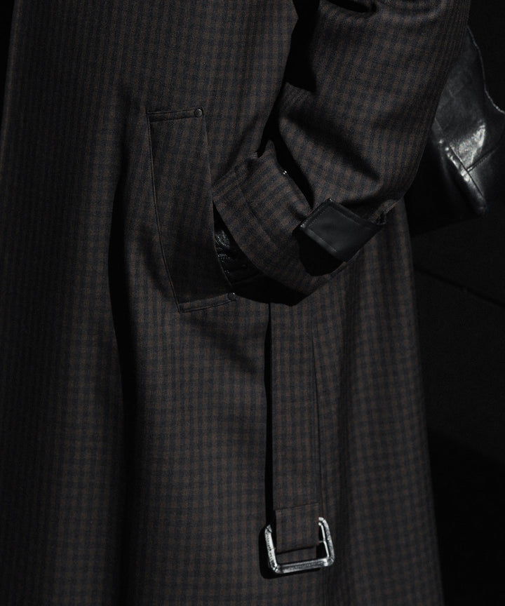ssstein-シュタインのOVERSIZED BALMACAAN COATのGINGHAM公式通販サイトsession福岡セレクトショップ