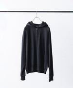 画像をギャラリービューアに読み込む, WWW WRAPINKNOT wool wearのZIP HOODIEのBLACK 公式通販サイトsession福岡セレクトショップ
