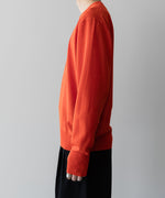 画像をギャラリービューアに読み込む, ssstein(シュタイン)の24AWコレクション WOOL SILK KNIT CREW NECK LS - ORANGE 公式通販サイトsession福岡セレクトショップ
