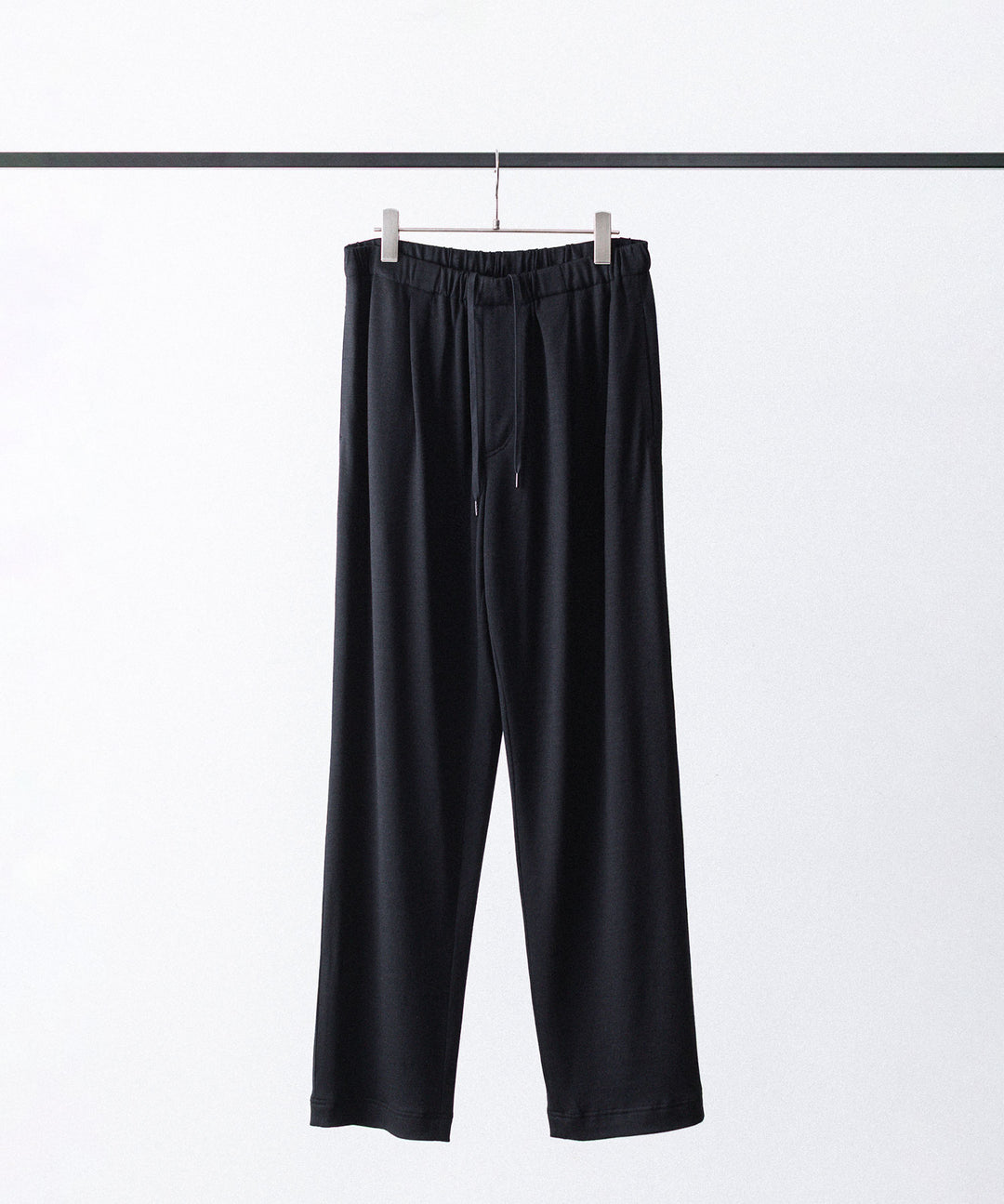 WWW - WRAPINKNOT wool wearのWIDE TAPERED PANTSのBLACK公式通販サイトsession福岡セレクトショップ