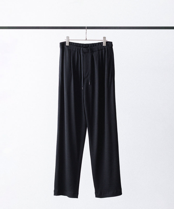 WWW - WRAPINKNOT wool wearのWIDE TAPERED PANTSのBLACK公式通販サイトsession福岡セレクトショップ