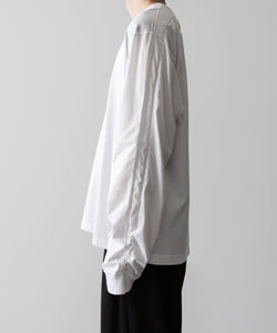 VEIN ヴェインのSUEDED CO JERSEY VESSEL L/S TEE - WHITEの公式通販サイトsession福岡セレクトショップ