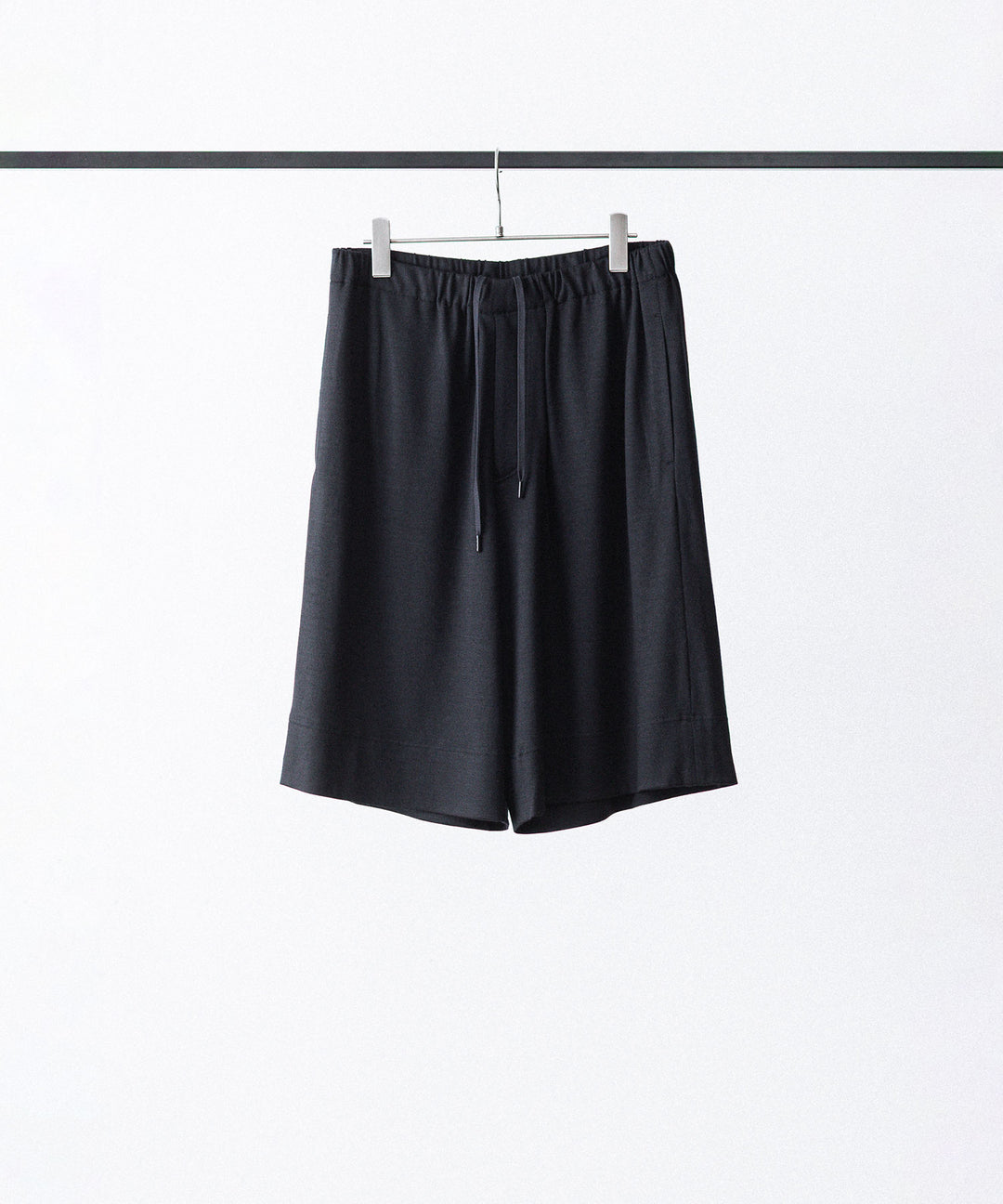 WWW WRAPINKNOT wool wearのWIDE SHORTSのBLACK 公式通販サイトsession福岡セレクトショップ
