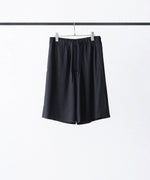 画像をギャラリービューアに読み込む, WWW WRAPINKNOT wool wearのWIDE SHORTSのBLACK 公式通販サイトsession福岡セレクトショップ
