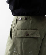画像をギャラリービューアに読み込む, INTÉRIM - インテリムのMILK PAINT VINTAGE WASH ORGANIC COTTON US ARMY M-47 HBT BAKER PANTSのOLIVE公式通販サイトsession福岡セレクトショップ
