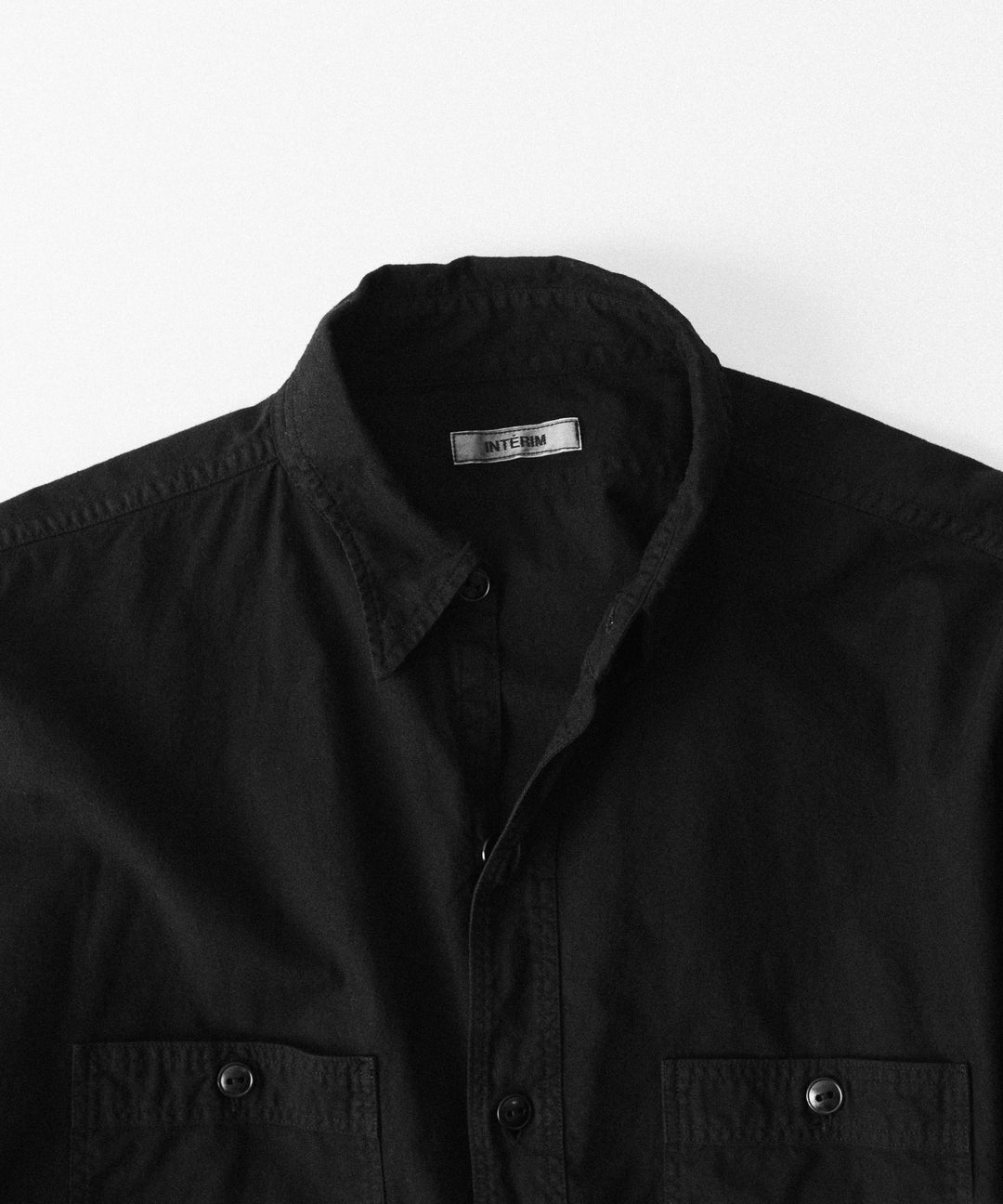 INTÉRI インテリムのBLACK SURFAR GARMENT DYE HYPER BIG MIL WORK SHIRT TYPE2のBLACK公式通販サイトsession福岡セレクトショップ