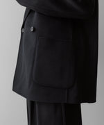 画像をギャラリービューアに読み込む, ssstein(シュタイン)の24AWコレクション REVERSIBLE PEAK LAPEL JACKET - BLACK × BLACK 公式通販サイトsession福岡セレクトショップ
