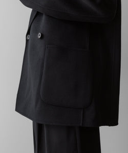 ssstein(シュタイン)の24AWコレクション REVERSIBLE PEAK LAPEL JACKET - BLACK × BLACK 公式通販サイトsession福岡セレクトショップ