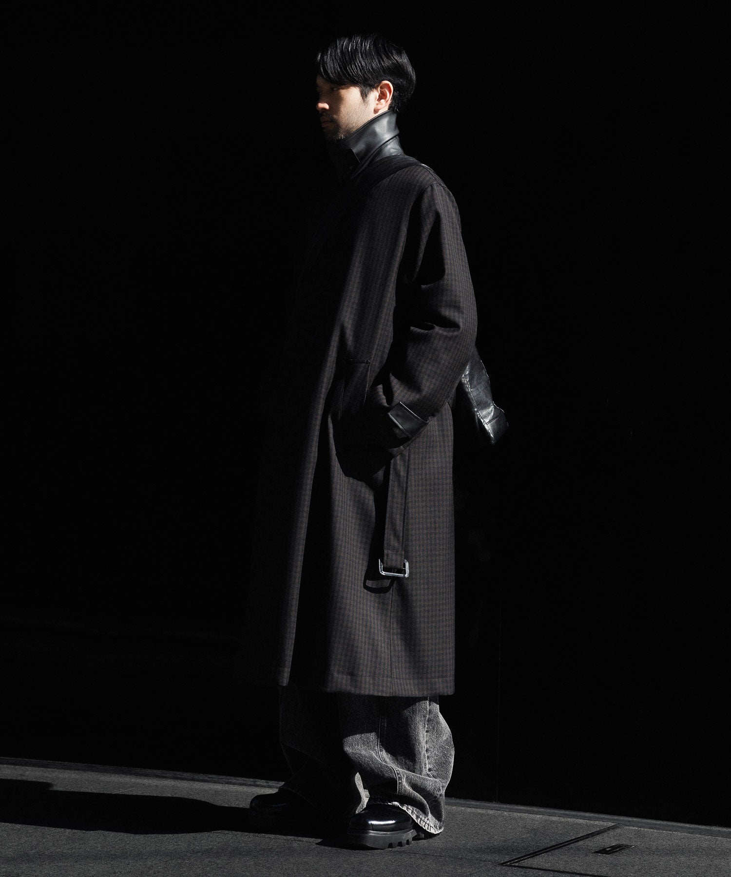 ssstein-シュタインのOVERSIZED BALMACAAN COATのGINGHAM公式通販サイトsession福岡セレクトショップ