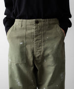 画像をギャラリービューアに読み込む, INTÉRIM - インテリムのMILK PAINT VINTAGE WASH ORGANIC COTTON US ARMY M-47 HBT BAKER PANTSのOLIVE公式通販サイトsession福岡セレクトショップ
