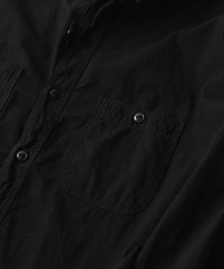 INTÉRI インテリムのBLACK SURFAR GARMENT DYE HYPER BIG MIL WORK SHIRT TYPE2のBLACK公式通販サイトsession福岡セレクトショップ