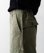 画像をギャラリービューアに読み込む, INTÉRIM - インテリムのMILK PAINT VINTAGE WASH ORGANIC COTTON US ARMY M-47 HBT BAKER PANTSのOLIVE公式通販サイトsession福岡セレクトショップ
