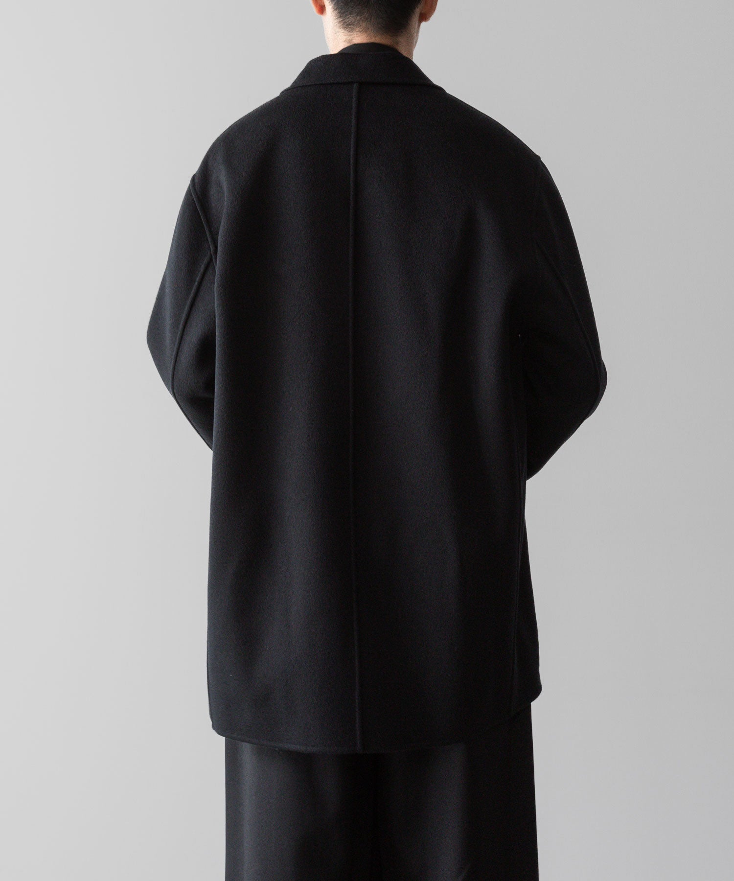 ssstein(シュタイン)の24AWコレクション REVERSIBLE PEAK LAPEL JACKET - BLACK × BLACK 公式通販サイトsession福岡セレクトショップ