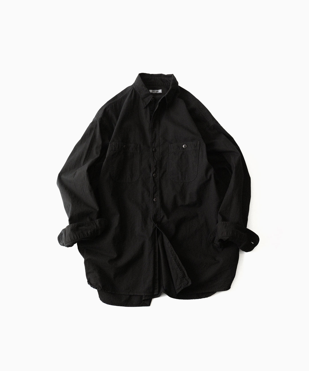 INTÉRI インテリムのBLACK SURFAR GARMENT DYE HYPER BIG MIL WORK SHIRT TYPE2のBLACK公式通販サイトsession福岡セレクトショップ