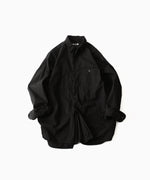 画像をギャラリービューアに読み込む, INTÉRI インテリムのBLACK SURFAR GARMENT DYE HYPER BIG MIL WORK SHIRT TYPE2のBLACK公式通販サイトsession福岡セレクトショップ
