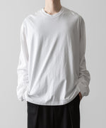 画像をギャラリービューアに読み込む, VEIN ヴェインのSUEDED CO JERSEY VESSEL L/S TEE - WHITEの公式通販サイトsession福岡セレクトショップ
