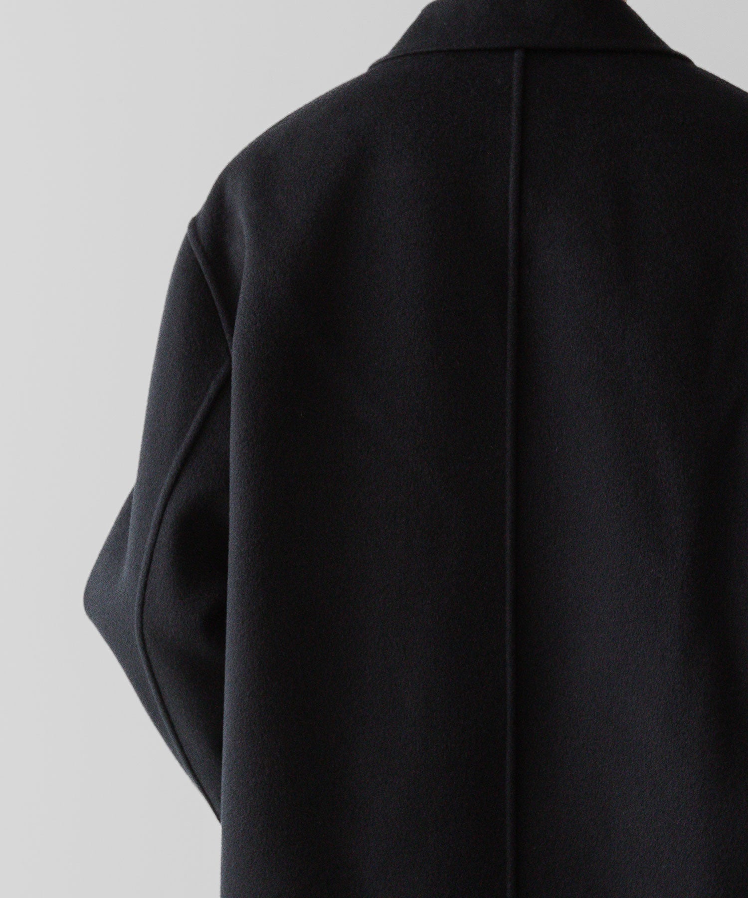 ssstein(シュタイン)の24AWコレクション REVERSIBLE PEAK LAPEL JACKET - BLACK × BLACK 公式通販サイトsession福岡セレクトショップ