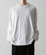 画像をギャラリービューアに読み込む, VEIN ヴェインのSUEDED CO JERSEY VESSEL L/S TEE - WHITEの公式通販サイトsession福岡セレクトショップ
