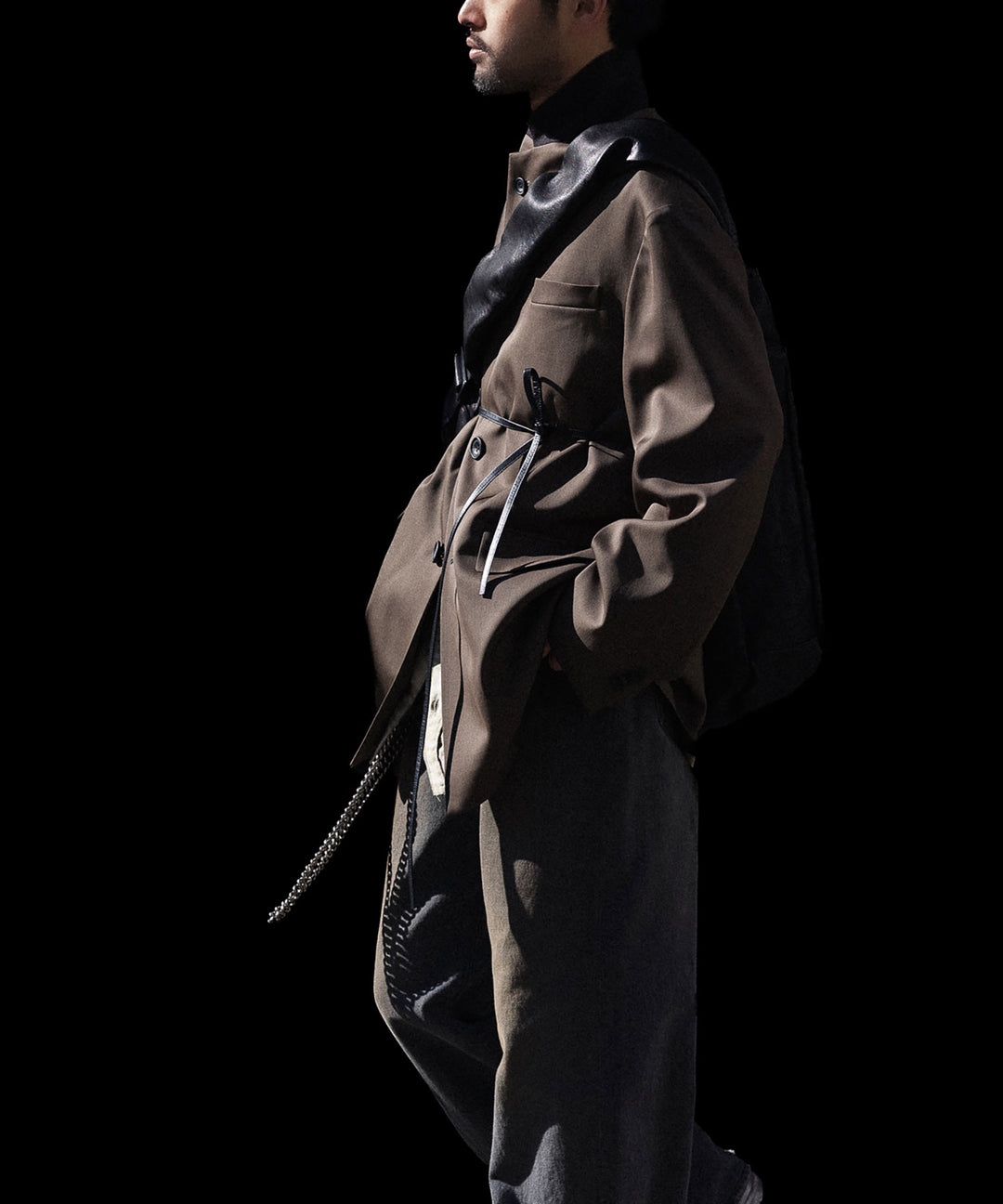 ssstein(シュタイン)のOVERSIZED SINGLE BREASTED LONG JACKET - DARK BROWNの公式通販サイトsession福岡セレクトショップ