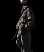 画像をギャラリービューアに読み込む, ssstein(シュタイン)のOVERSIZED SINGLE BREASTED LONG JACKET - DARK BROWNの公式通販サイトsession福岡セレクトショップ
