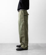 画像をギャラリービューアに読み込む, INTÉRIM - インテリムのMILK PAINT VINTAGE WASH ORGANIC COTTON US ARMY M-47 HBT BAKER PANTSのOLIVE公式通販サイトsession福岡セレクトショップ
