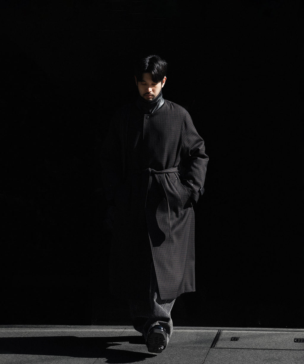 ssstein シュタインのOVERSIZED BALMACAAN COATのGINGHAM公式通販サイトsession福岡セレクトショップ