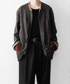【ANTHEM A】CRACK TERRY MILITARY BLOUSON - BROWN