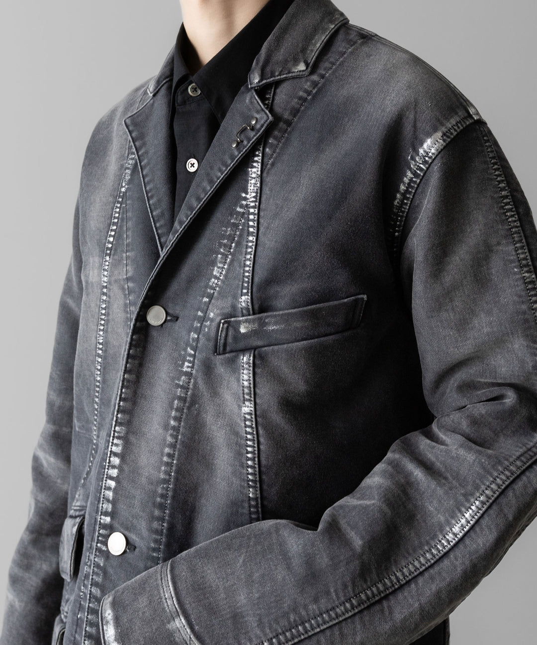 SUBLATIONS サブレーションズのMOLESKINE PRISONER COVERALL JACKET - BLACKの公式通販サイトsession福岡セレクトショップ