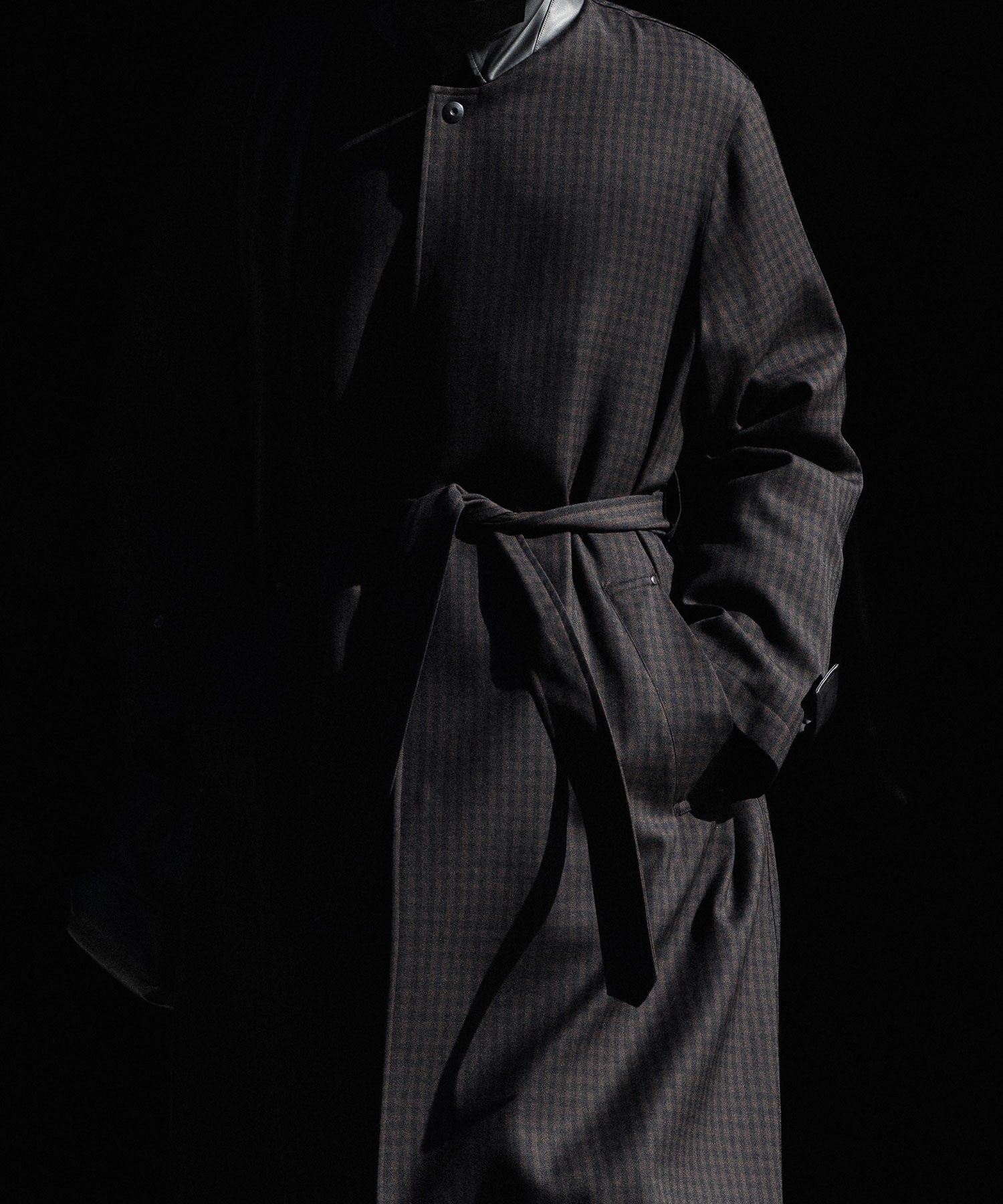 ssstein-シュタインのOVERSIZED BALMACAAN COATのGINGHAM公式通販サイトsession福岡セレクトショップ