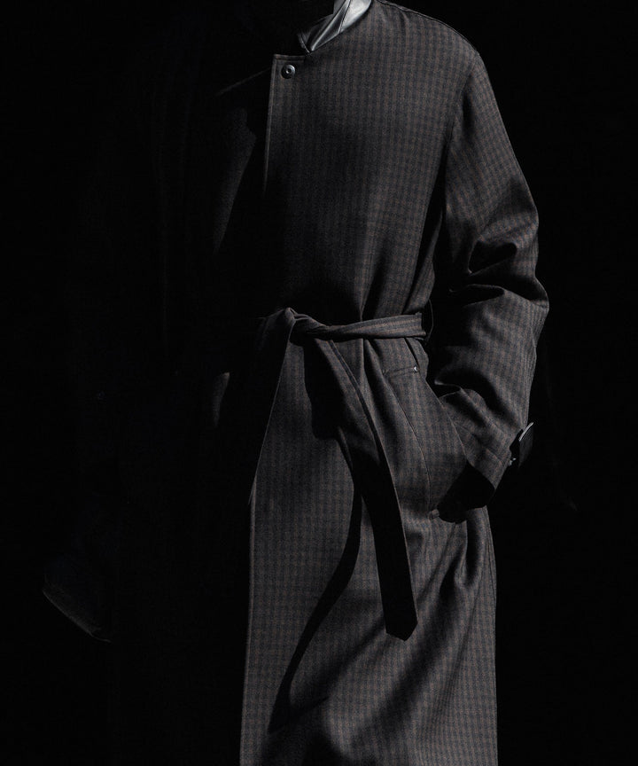 ssstein-シュタインのOVERSIZED BALMACAAN COATのGINGHAM公式通販サイトsession福岡セレクトショップ