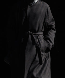 ssstein / シュタイン】OVERSIZED BALMACAAN COAT - GINGHAM | 公式