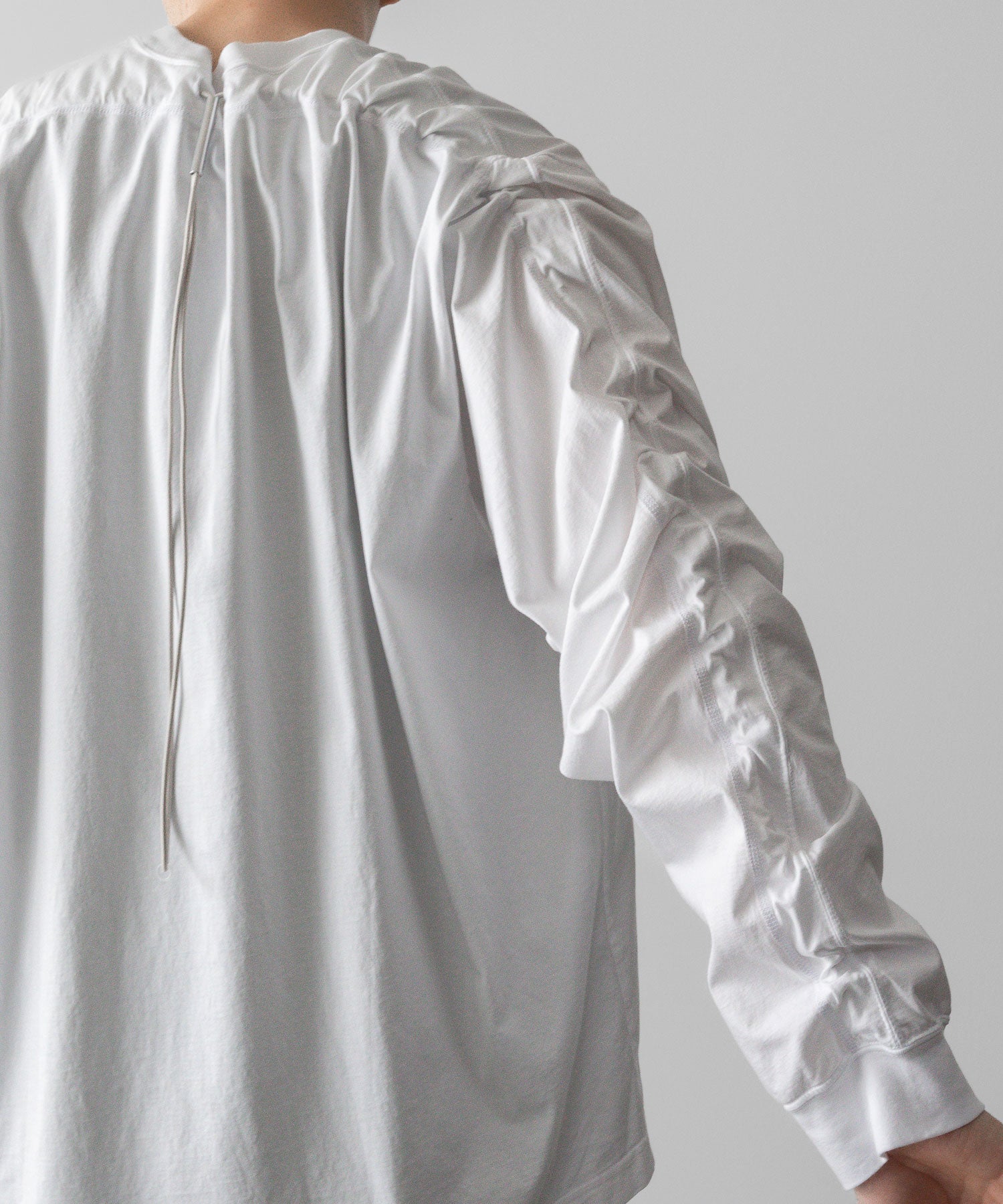 VEIN ヴェインのSUEDED CO JERSEY VESSEL L/S TEE - WHITEの公式通販サイトsession福岡セレクトショップ