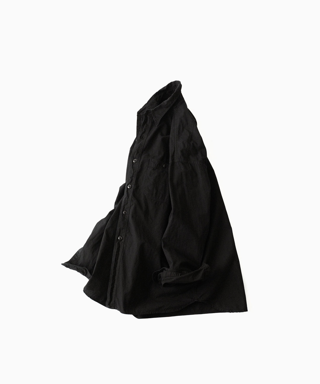 INTÉRI インテリムのBLACK SURFAR GARMENT DYE HYPER BIG MIL WORK SHIRT TYPE2のBLACK公式通販サイトsession福岡セレクトショップ