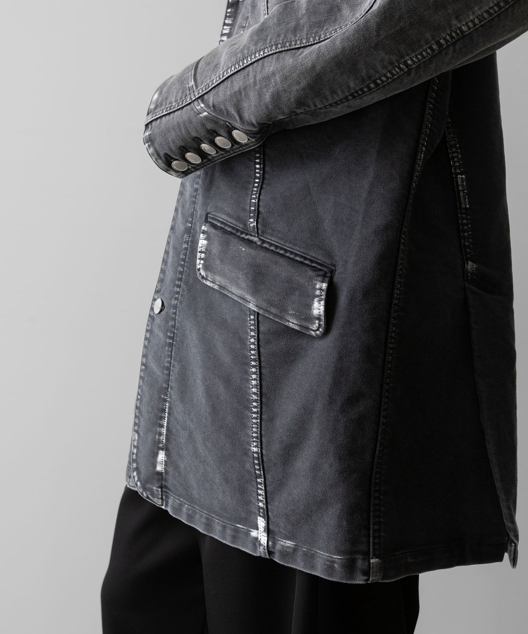 SUBLATIONS サブレーションズのMOLESKINE PRISONER COVERALL JACKET - BLACKの公式通販サイトsession福岡セレクトショップ