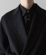 画像をギャラリービューアに読み込む, ssstein(シュタイン)の24AWコレクション REVERSIBLE PEAK LAPEL JACKET - BLACK × BLACK 公式通販サイトsession福岡セレクトショップ
