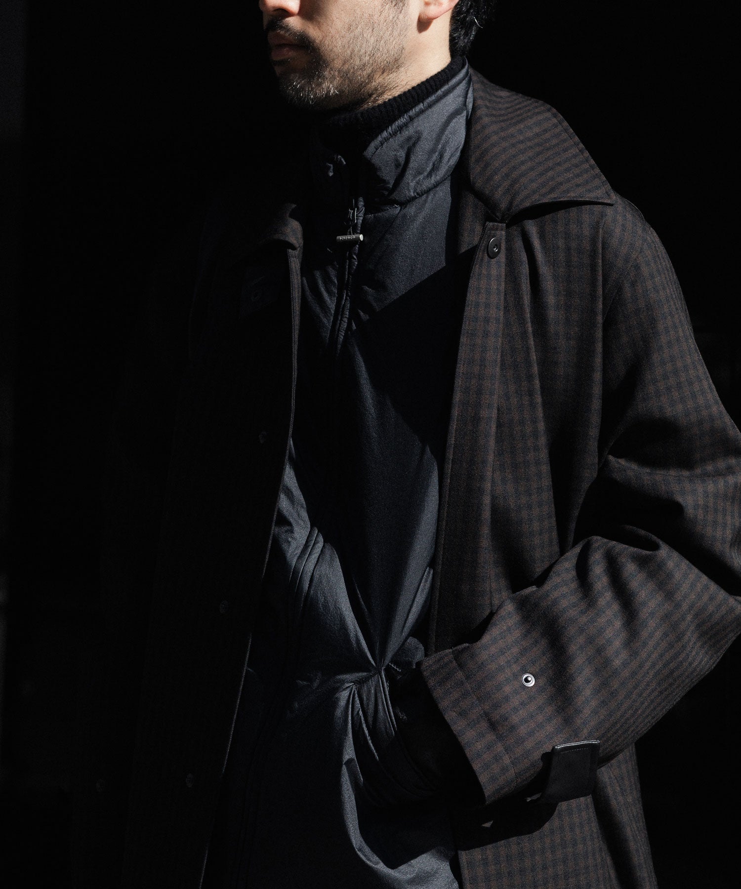 ssstein-シュタインのOVERSIZED BALMACAAN COATのGINGHAM公式通販サイトsession福岡セレクトショップ