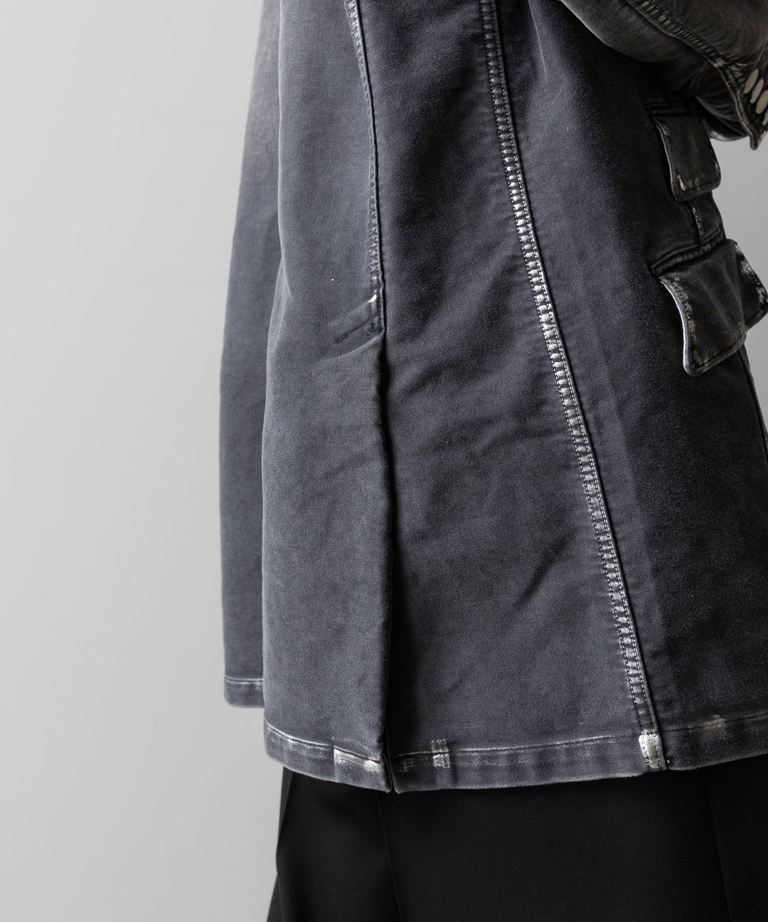 SUBLATIONS サブレーションズのMOLESKINE PRISONER COVERALL JACKET - BLACKの公式通販サイトsession福岡セレクトショップ