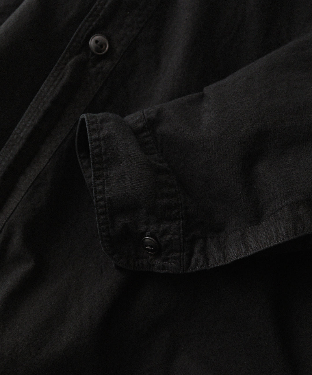 INTÉRI インテリムのBLACK SURFAR GARMENT DYE HYPER BIG MIL WORK SHIRT TYPE2のBLACK公式通販サイトsession福岡セレクトショップ