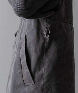 Fujimoto フジモトのOVERDYED WRAP VEST - BLACKの公式通販サイトsession福岡セレクトショップ