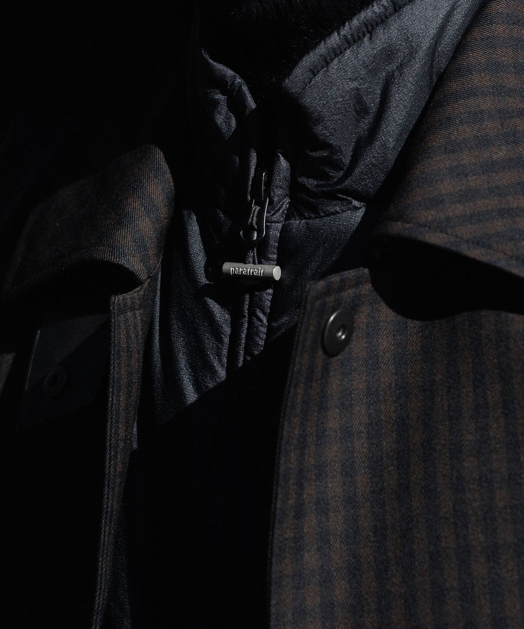 paratrait パラトレイトのPMEMBRANE SHELL PUFF BLOUSON のBLACK 公式通販サイトsession福岡セレクトショップ