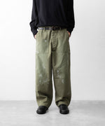 画像をギャラリービューアに読み込む, INTÉRIM - インテリムのMILK PAINT VINTAGE WASH ORGANIC COTTON US ARMY M-47 HBT BAKER PANTSのOLIVE公式通販サイトsession福岡セレクトショップ
