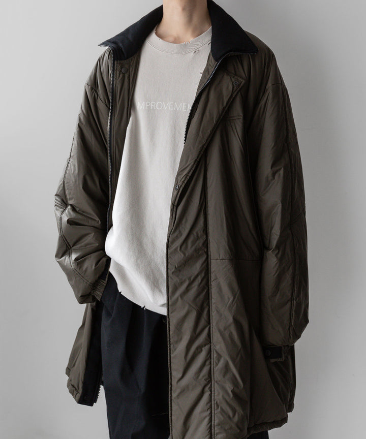stein(シュタイン)の23AWコレクションPADDED MONSTER JACKETのMILITARY KHAKI