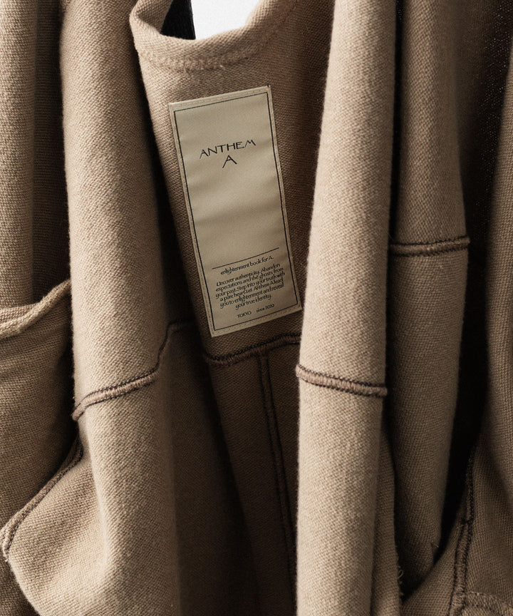 ANTHEM Aアンセムエー のCRACK TERRY MILITARY BLOUSON - BROWNの公式通販サイトsession福岡セレクトショップ