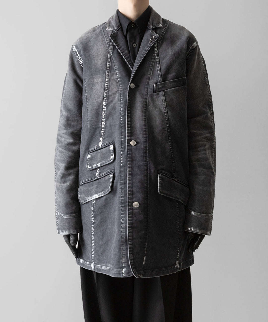 SUBLATIONS サブレーションズのMOLESKINE PRISONER COVERALL JACKET - BLACKの公式通販サイトsession福岡セレクトショップ